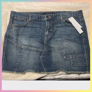 Calvin Klein Jean skirt NWT